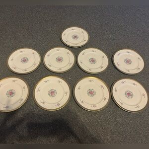 Fine concord China salad plates set of 9.